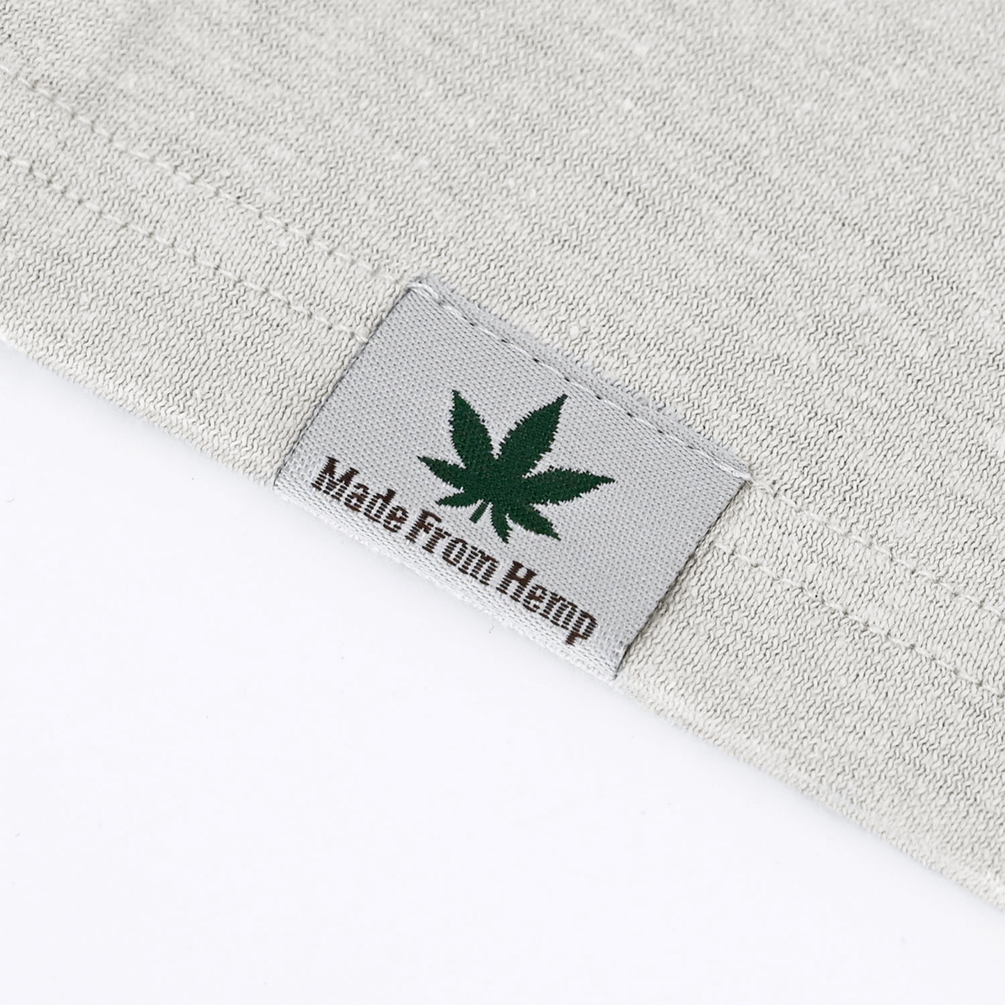 Gray t-shirt crafted from sustainable materials, organic cotton, hemp, Unisex