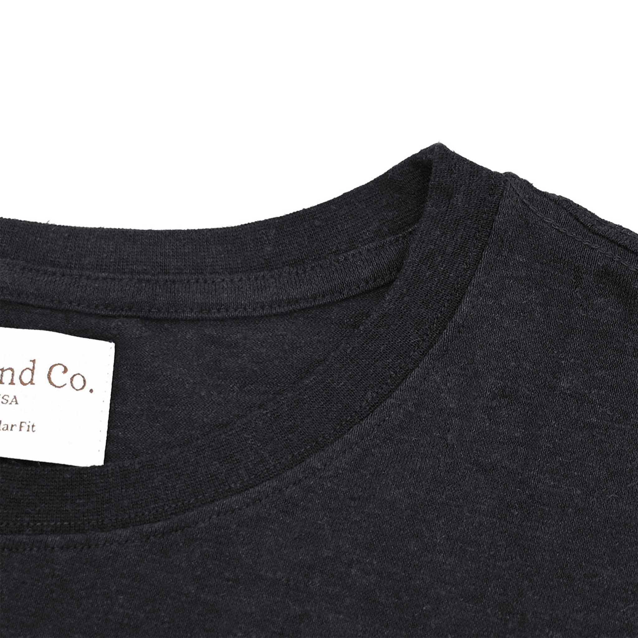 Eco-conscious black tee designed for sustainable fashion, Unisex