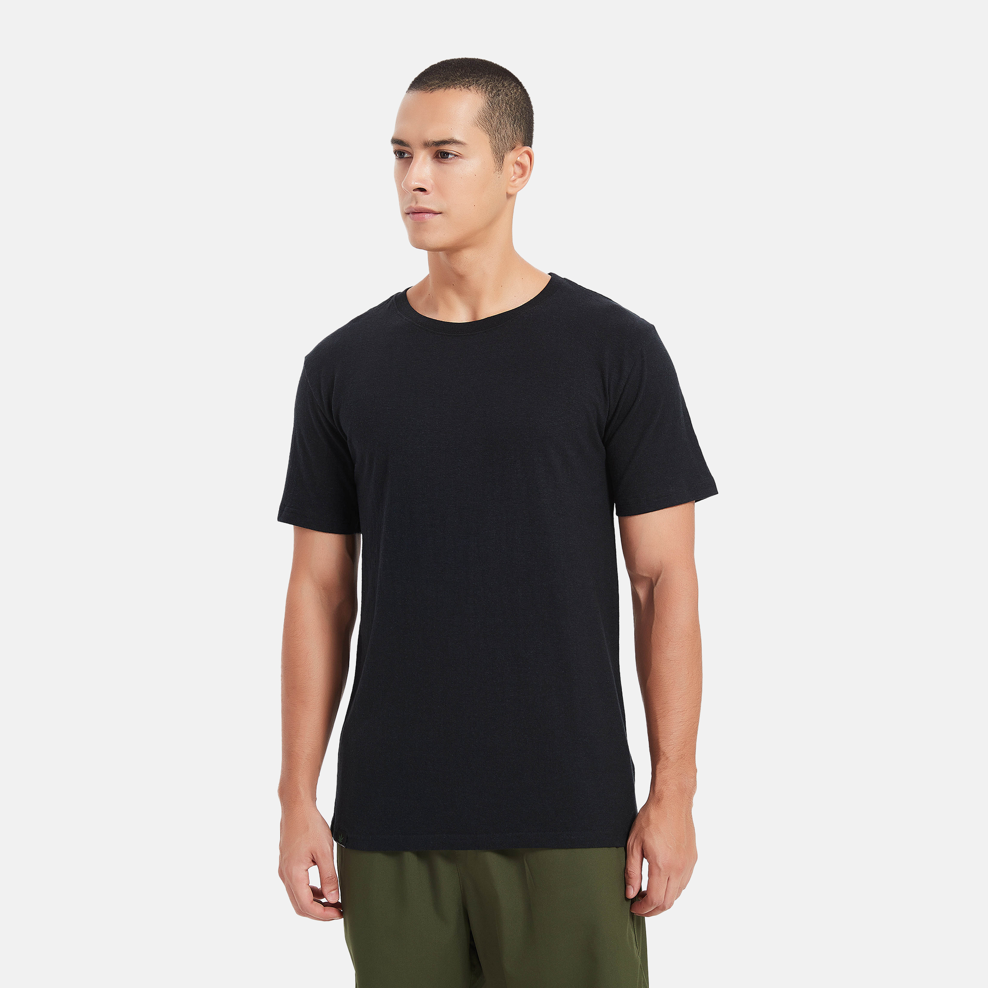 Timeless black t-shirt designed for eco-conscious individuals, Unisex