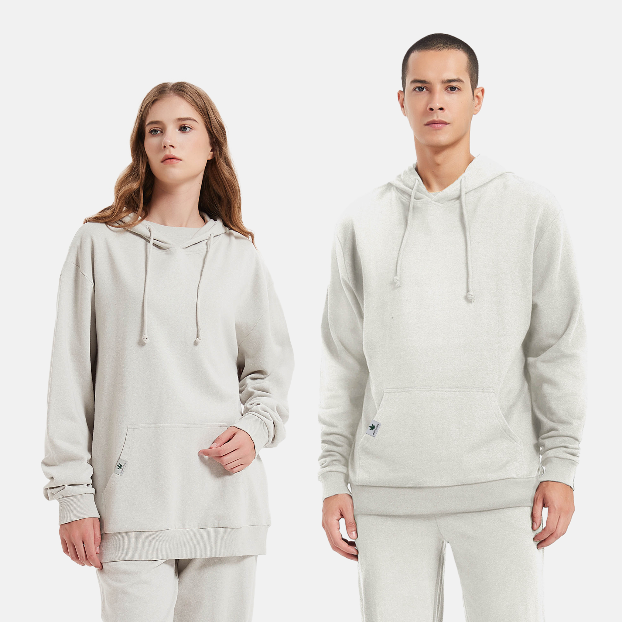 Eco-friendly gray hoodie, Sustainable clothing with style and conscience, Unisex