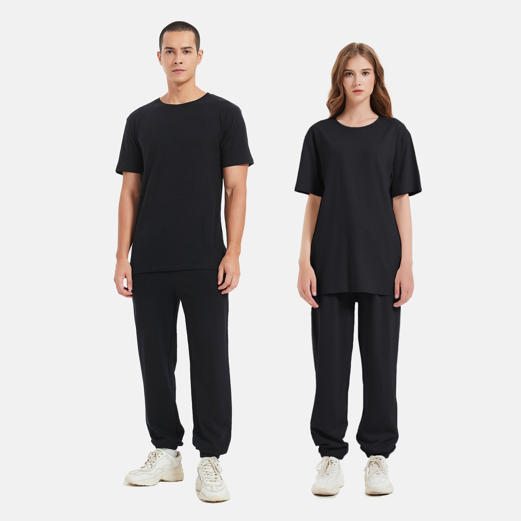 Environmentally Friendly Black Sweatpants, Sustainable Style for Modern Living, Mens and Womens