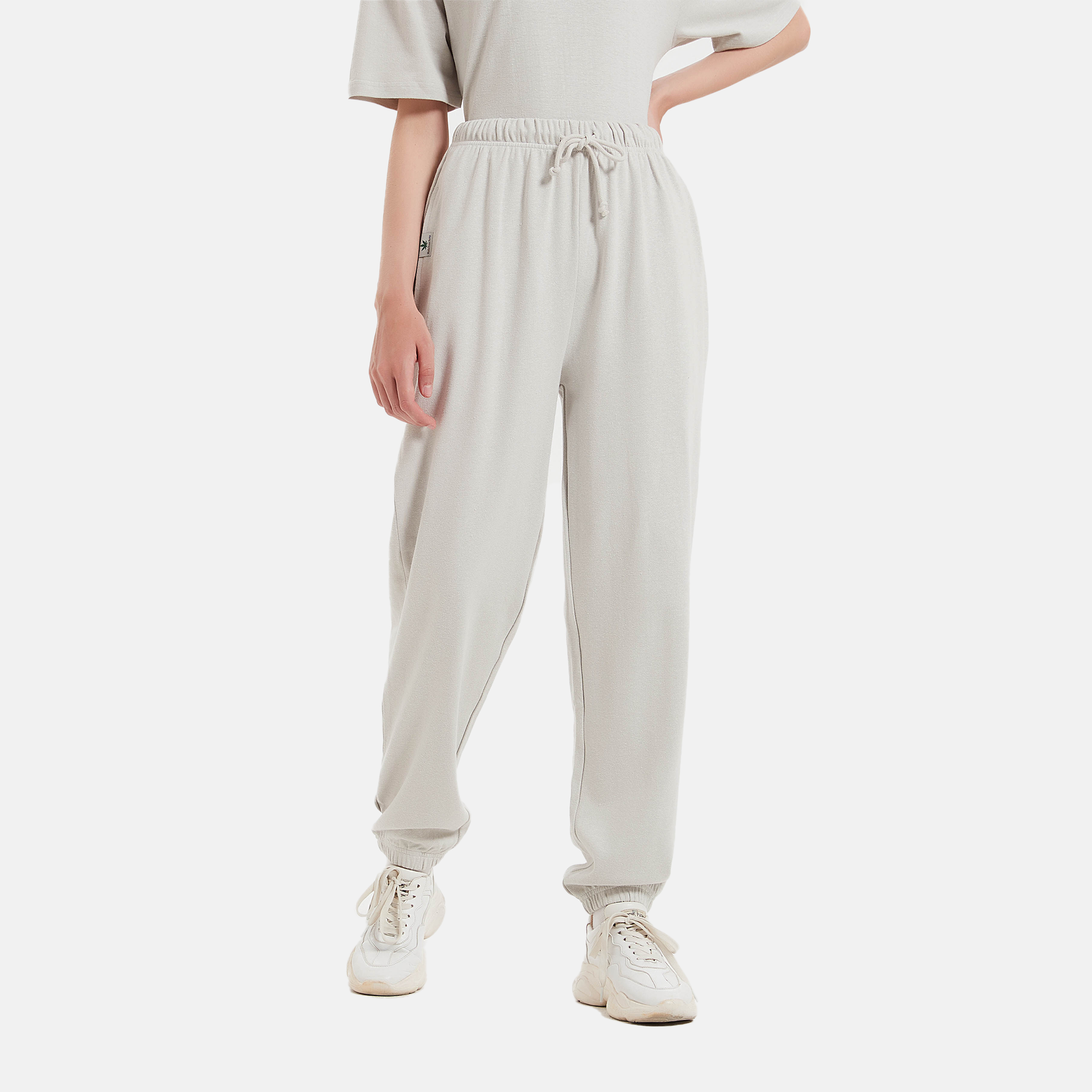 Gray Sustainable Joggers, Ethically Made Comfort for Everyday Wear, Unisex