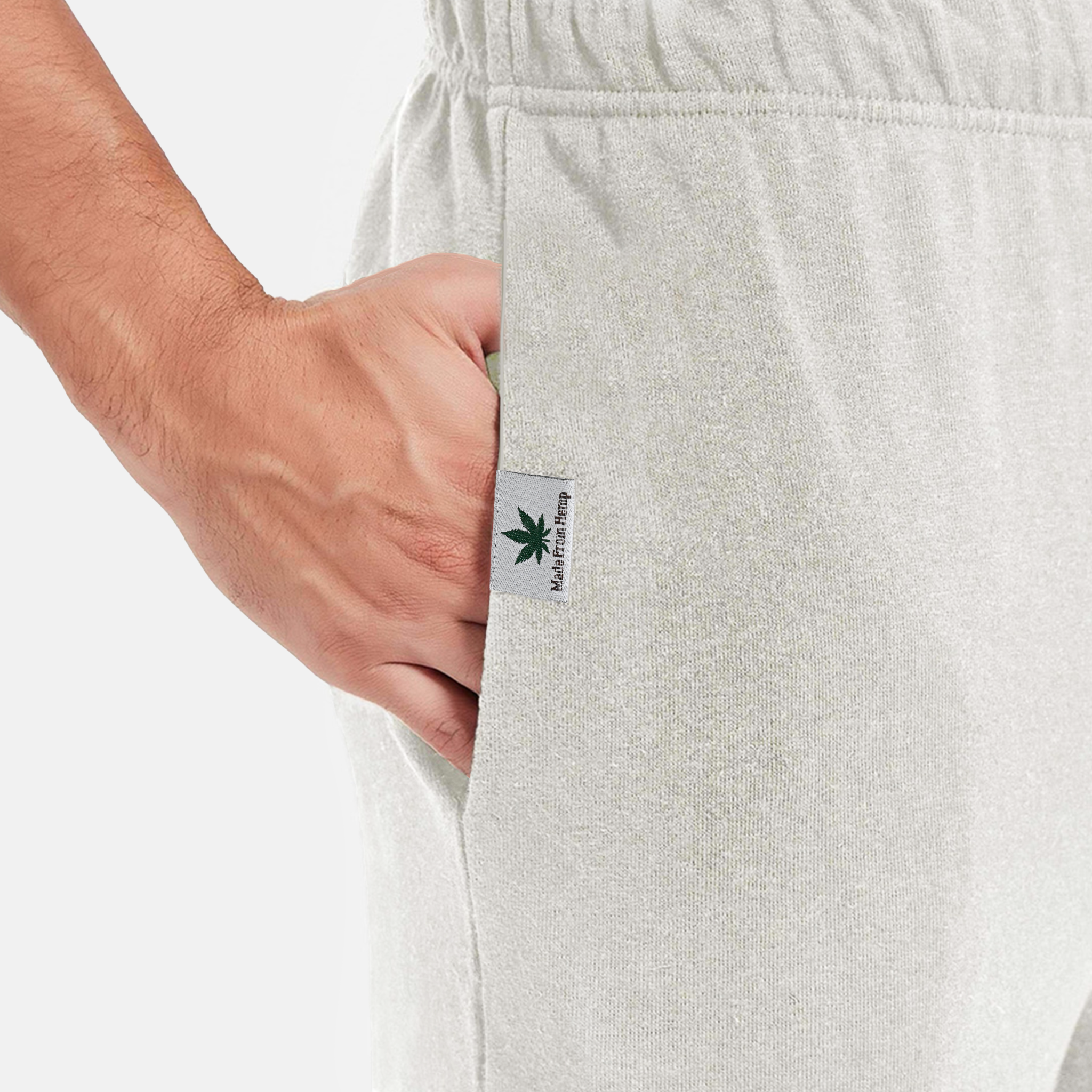 Gray Sustainable Sweatpants, Environmentally Friendly Loungewear