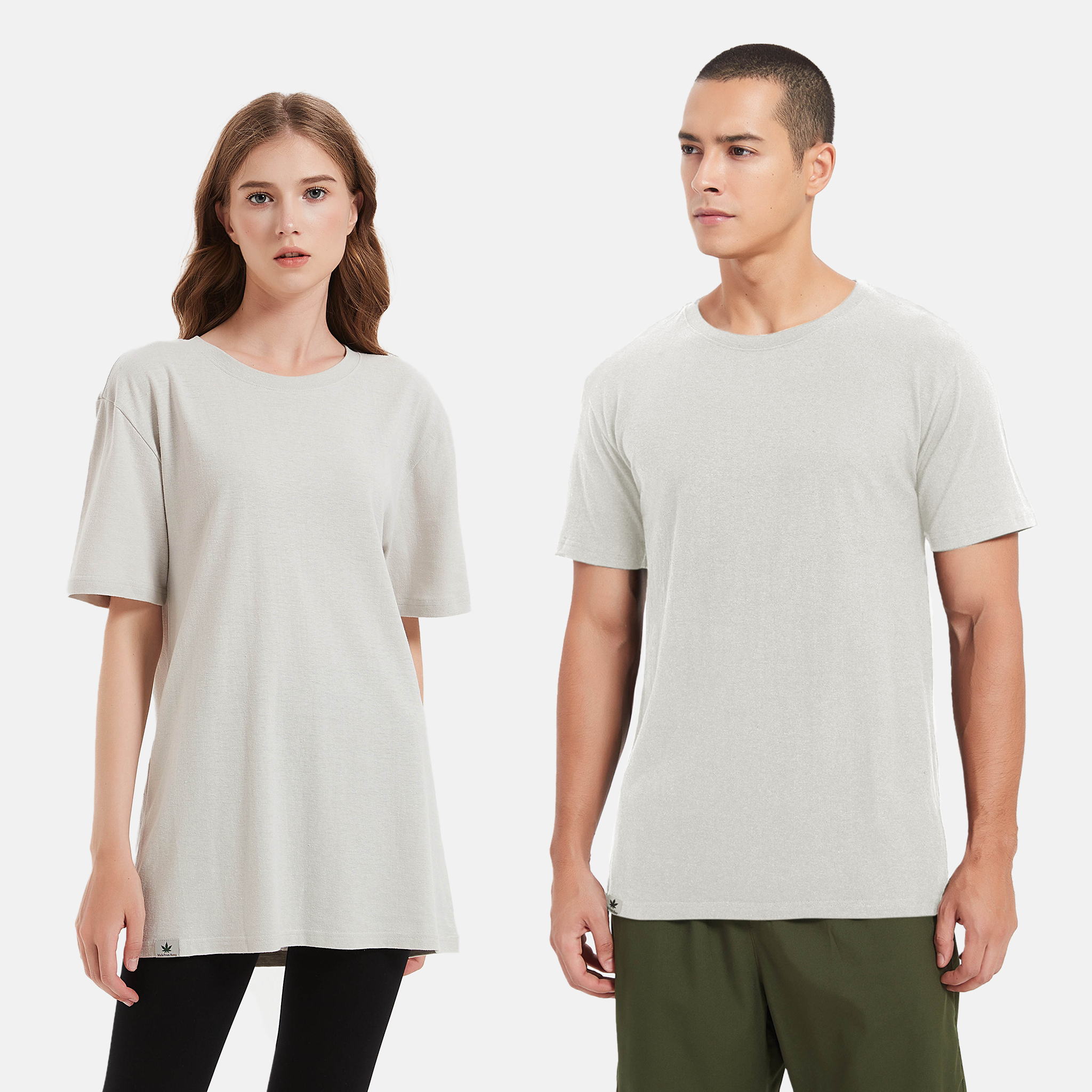 Organic cotton, gray t-shirt, environmentally friendly and stylish, sustainable clothing, eco-friendly, natural, Mens and Womens