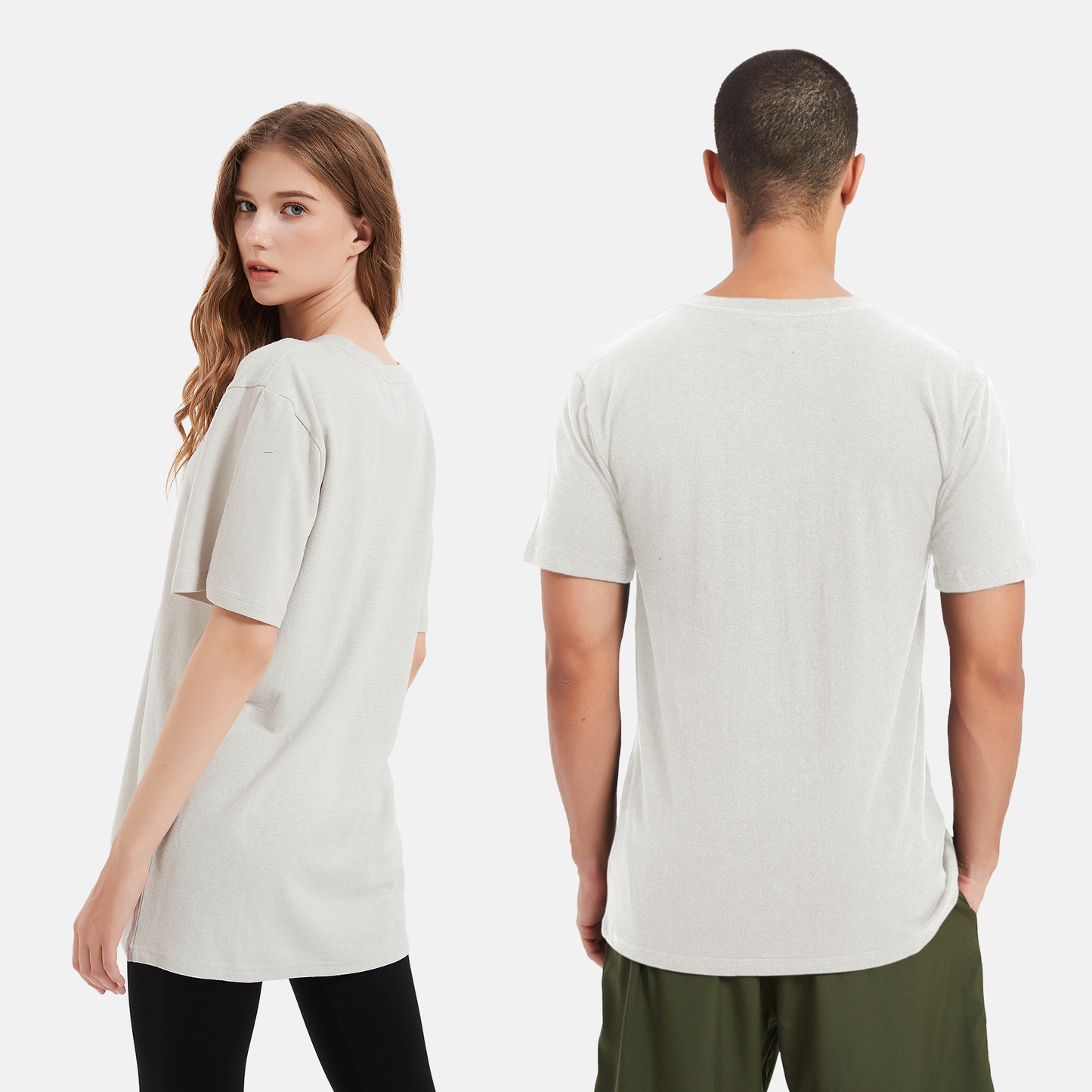Eco-friendly gray tee, Sustainable clothing, Unisex, Mens and Womens, t-shirt