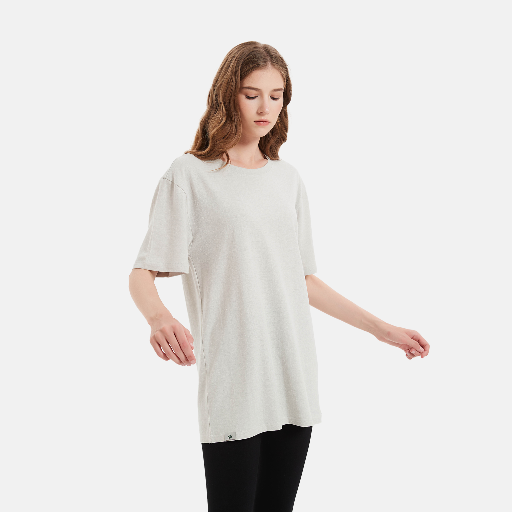 Eco-friendly gray t-shirt made with sustainable materials, Unisex