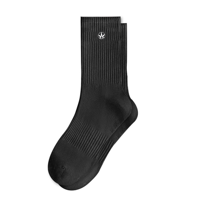 Amend Co. soft, black crew socks, everyday wear, eco-friendly, unisex