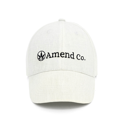 Amend Co. all-natural, white hat, sustainable, unisex