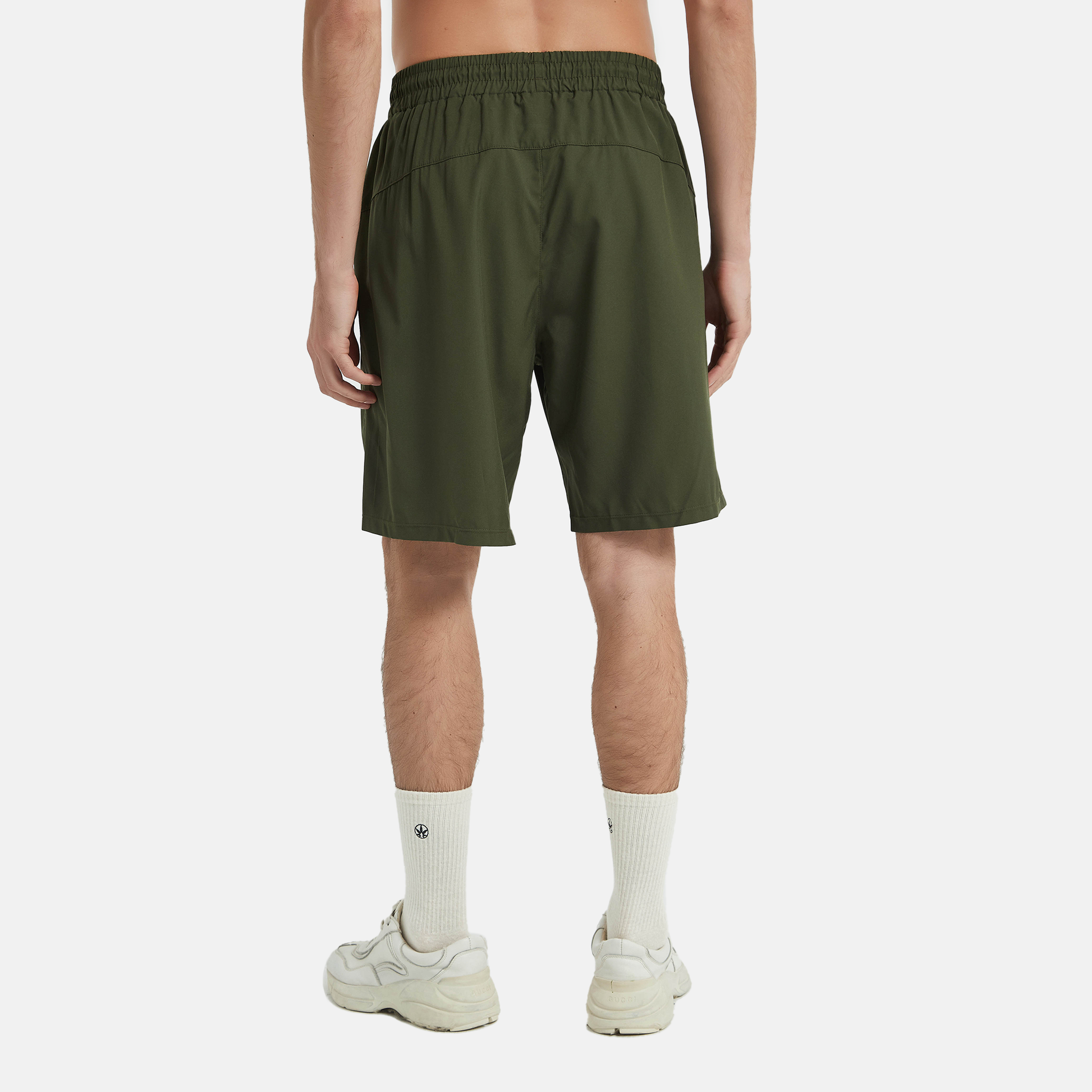 Amend Co. eco-friendly green shorts, activewear, yoga, workout, mens