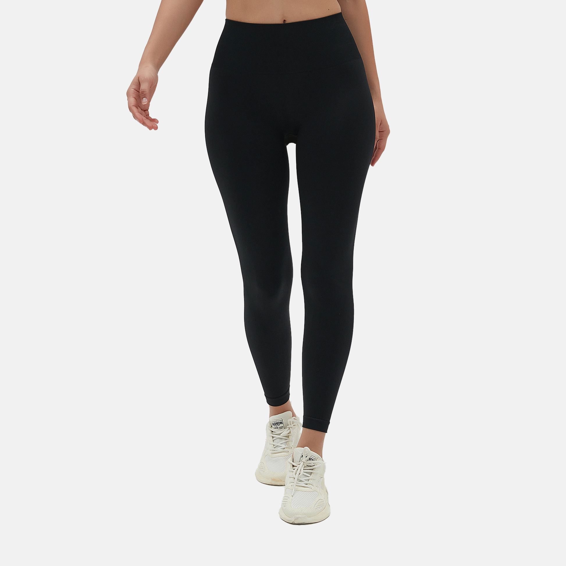 Amend Co. high waist 7/8 seamless black leggings, yoga, workout, sustainable, casual wear, womens